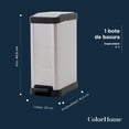thumbnail image 4 of Bote de Basura Cocina Con Pedal Acero Inoxidable Metalico 8L, 4 of 7