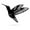Black, variant on RealSteel Hummingbird Wall Art – Symbol of Love, Freedom & Joy – Handcrafted in Texas (6x9/Black)