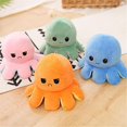 thumbnail image 5 of Double-sided Flip Octopus, Happy Sad, Angry, Stuffed Plush Doll Toy, 5 of 5