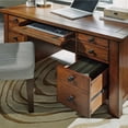 thumbnail image 5 of Homestyles Tahoe Brown Wood Pedestal Desk, 5 of 8