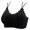 Black, variant on Sngxgn Womens' Sports Bra Longline Wirefree Padded with Medium Support(Khaki,One Size)