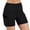 Black, variant on Womens Compression Shorts Stretchy Blue Gym Hot Pants Plus Size Solid Casual Shorts with Pockets for Women 3XL
