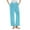 Blue, variant on LIaqionyy Women's Flannel Pajama Pants Drawstring Fleece Comfy Soft Loungewear Winter Warm Pjs Bottom with Pocket