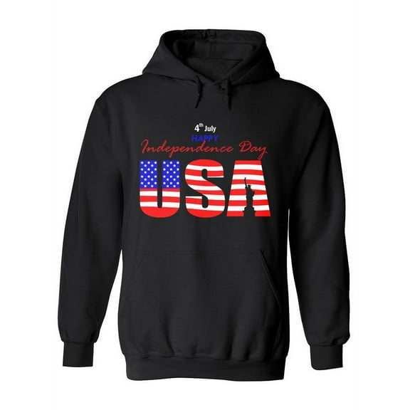 U S A 4Th Of July Hoodie Women -Image by Shutterstock, Female x-Large