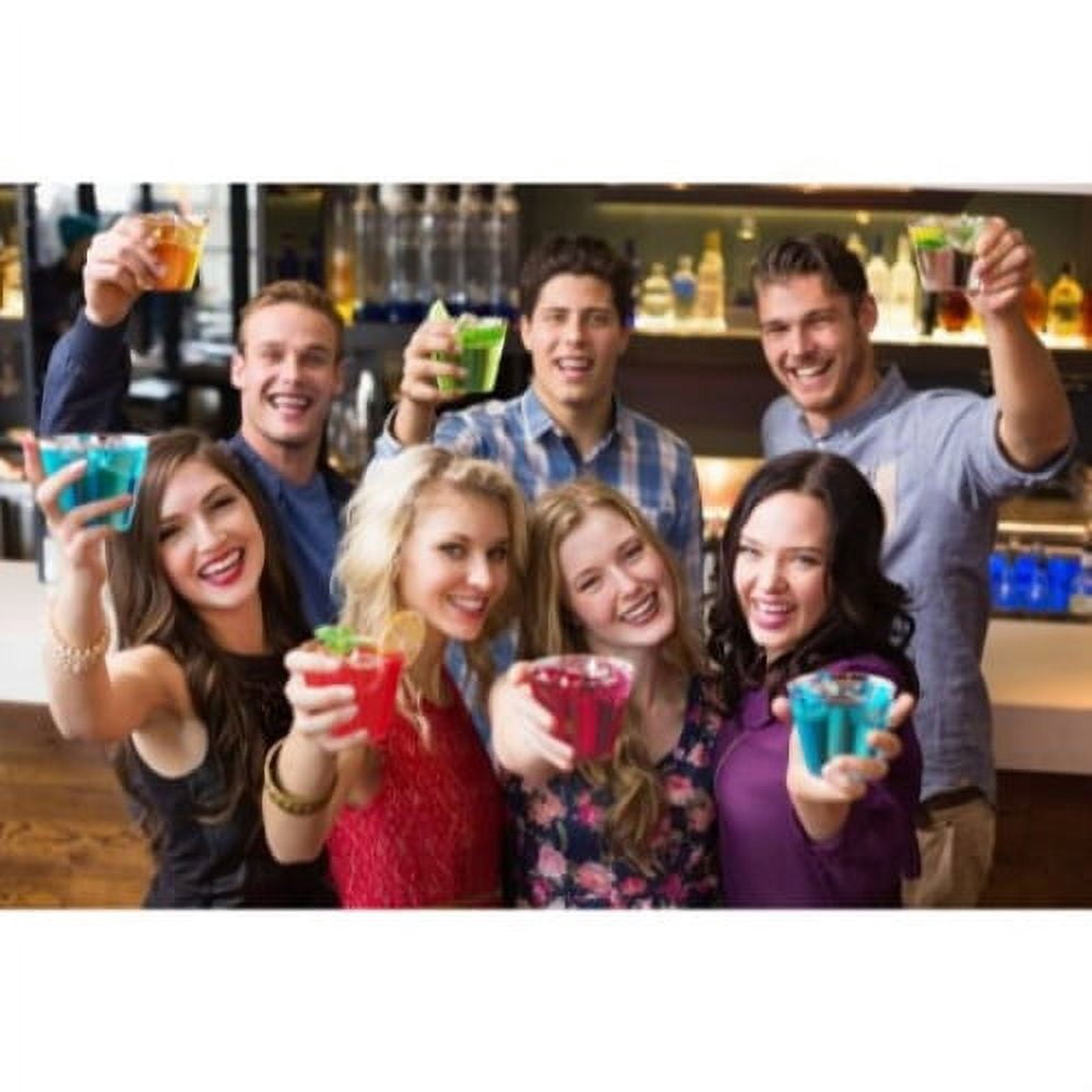 Exquisite 200-Pack 9 oz Clear Plastic Tumblers - Disposable Wine Glasses for Parties, Cocktail Events, and Weddings