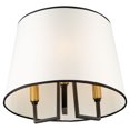 thumbnail image 1 of Artcraft Lighting Coco 3 Light Semi-Flush Mount Black and Gold, 1 of 1