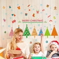 thumbnail image 4 of 2 piezas coloridos árboles de Navidad rodapié pegatina calcomanía niños habitación jardín de infantes JAMW Sencillez, 4 of 4