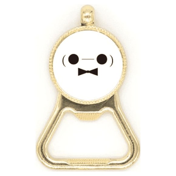 Figurine Lovely Face Baymax Ouvre-Bouteille en Acier Inoxydable Porte-Clés