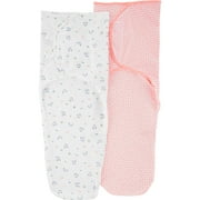 Carter's Baby Girls 2-Pack Cotton Swaddle Blankets (Hearts)