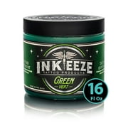INK-EEZE Green Tattoo Ointment for Artists and Aftercare, Essential Oils, Vegan, Cruelty Free, Made in USA, Lavender, 16oz