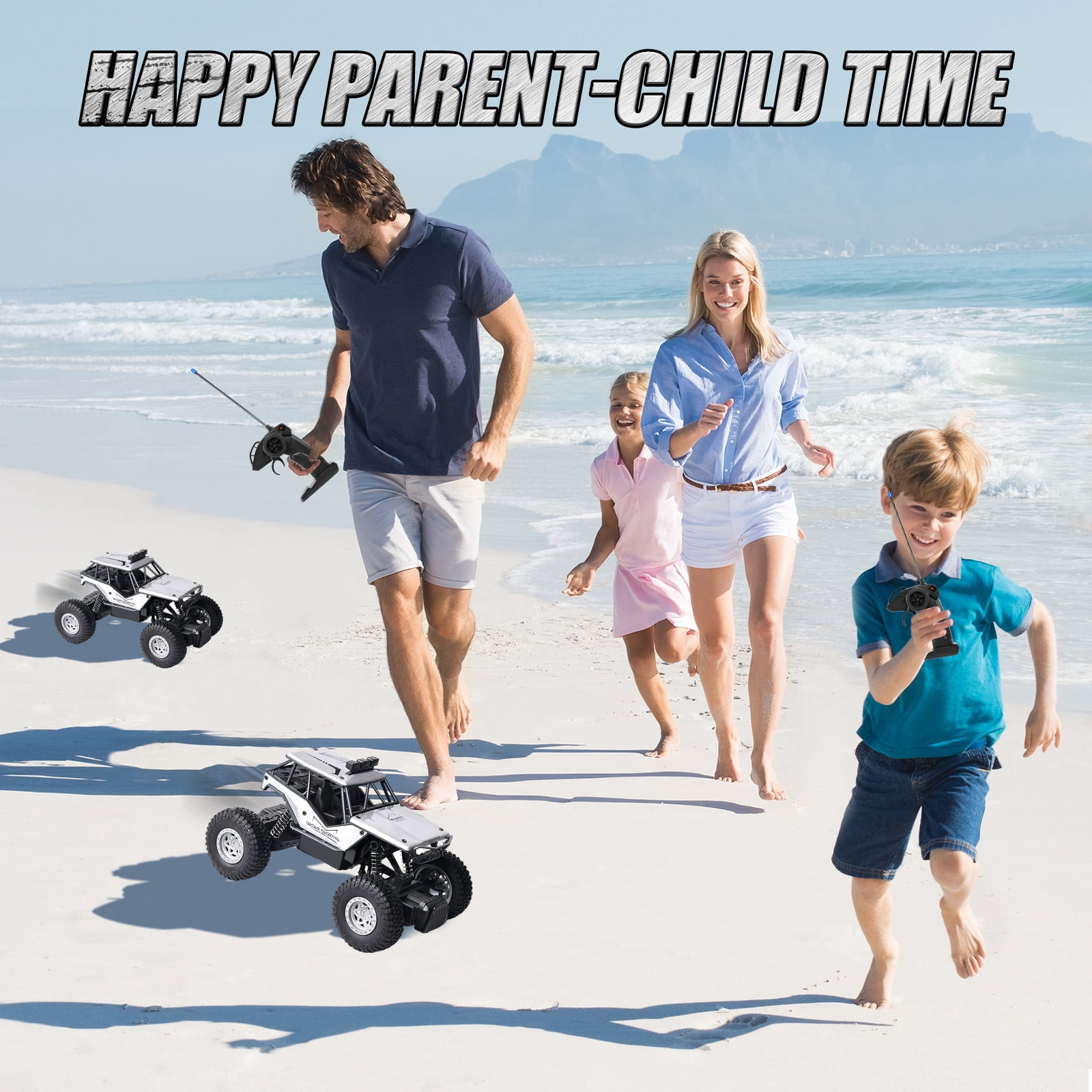Carsky RC Cars-1:18 Scale Remote Control Car, 40MPH 4WD Rock Crawler Truck Gift for Boys Kids and Adults