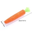 thumbnail image 6 of mdesiwst Carrot Cat Teething Toy Bite Resistant Pet Sisal Rope Chew Toy Kitten Dental Health Teeth Cleaning Interactive Boredom Toy, 6 of 8