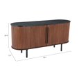 thumbnail image 3 of ZUO Koriana Sideboard Black & Walnut, 3 of 13