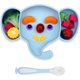 thumbnail image 1 of Plato infantil con ventosa Plato para bebé Plato de silicona antideslizante Apto para lavavajillas y microondas El mejor regalo para bebés pequeños y niños, 1 of 5