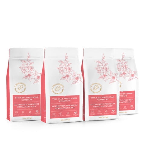 Tea Tree Authentic Premium Himalayan Bath Salt Soak, 20 lbs, Coarse Grain (2mm) - Custom