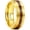 Gold-Koa Wood, variant on Men's Titanium Wedding Band-8mm Golden Matte Brushed Finish with Koa Wood Inlay, Durable Wooden Wedding Ring Comfort Fit Size 13