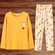 thumbnail image 2 of Pajama de Navidad para Mujer Conjunto de Manga Larga Padre-Hijo Outfit Familiar Color Sólido Manga Larga Top Y Pantalones Conjunto, Acogedor Uso en el Hogar, 2 of 3
