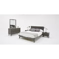 thumbnail image 4 of Modern Gray Wash Nightstand with Two Drawers, 4 of 5