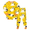 thumbnail image 6 of JUMEYU Toddler Halloween Pajamas Girl Boys Soft Baby 2-Piece Pajamas Sleepwear Pjs for Toddler Kids Boy 4T 5T (Yellow,4-5 Years), 6 of 9