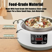 Yogurt Maker Machine , Probiotic Yogurt Maker with Temperature Control and Timer, Yogurt Machine with LCD Display, Multi-Function Yogurt Machine for Home Use