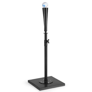 Demifill 36 Inch Adjustable Heavy Duty Batting Tee for Baseball, Heavy Duty Baseball Batting Tee, Height Adjustable 25-36 Inches, Baseball Tees for Hitting Baseball & Softball Training Practice, Black
