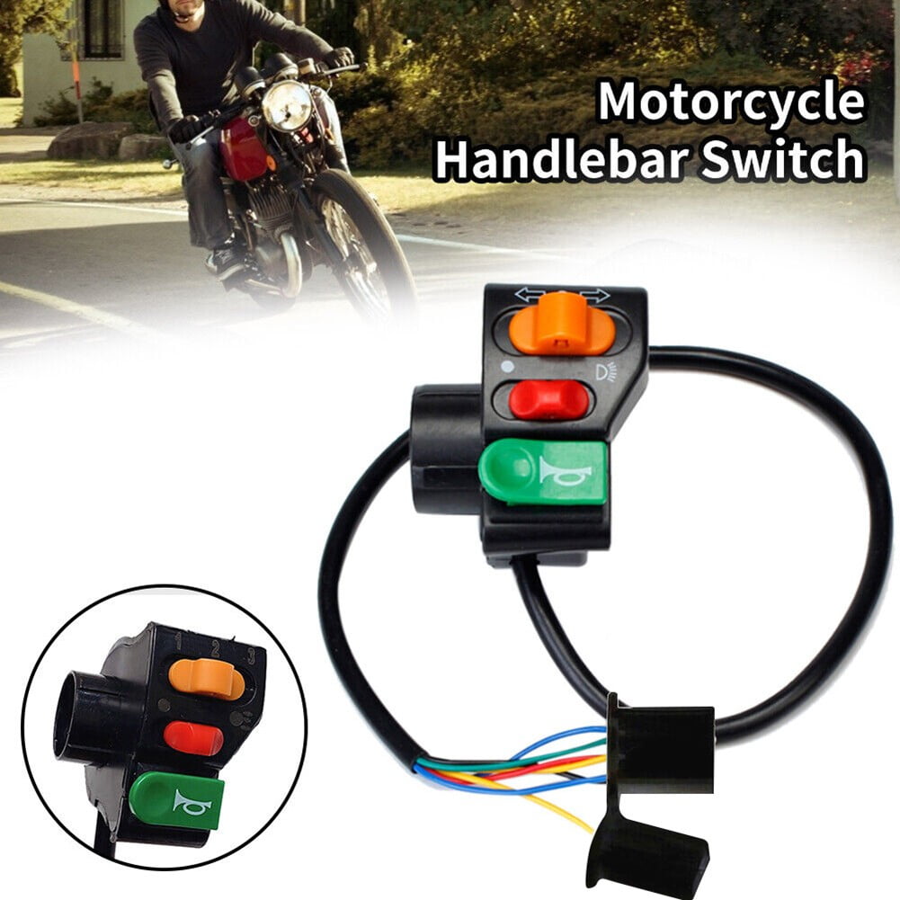 FALYEE 3 in1 Motorcycle Switch Electric Bike Scooter ATV Quad Light