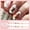 FD151-B7 Christmas Gingerbread Man [Jelly Glue], variant on Cross-border new products Christmas relief nail art, gingerbread man holly leaf French wearing nail 24 pieces Finished nail patch