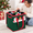 Green-9 - 16“ Nutcrackers, variant on Christmas Ornament Storbox With Adjustable Dividers Zippered Top Stores Up To 72 Holiday Ornaments (3 Inch) Xmas Ball Decorations