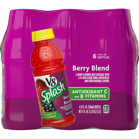 V8 Splash Berry Blend, 12 oz., 6 pack