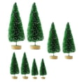 thumbnail image 3 of 8Pcs Desktop Miniature  Brush Trees Mini Artificial Christmas Tree for Home Decoration Tabletop Christmas Party Fairy Green, 3 of 9