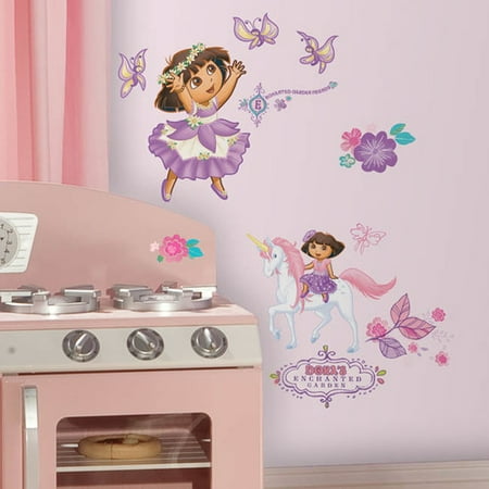 Wallhogs Dora the Explorer Enchanted Forest Cutout Wall Decal