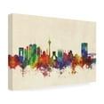 thumbnail image 3 of Trademark Fine Art Michael Tompsett Tehran Iran Skyline III Canvas Wall Art - 16x24, 3 of 5