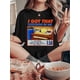 thumbnail image 1 of Camiseta de Mujer de Verano BásicaWomen's Retro Hot Dog Bun Print T-Shirt - Casual Round Neck, Short Sleeve, Comfortable Top, Three Sauces, SportyFather's Day, Mother's Day, New Year, Spring Festiva, 1 of 6