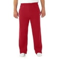 thumbnail image 1 of Jerzees Pantalons de Survêtement à Poches et Bas Ouvert pour Hommes, 3X, Rouge Vif, 1 of 7