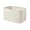 White, variant on Woven Storage Basket, Cotton Linen Organizer Bin, Large Capacity Storage Basket, Blanket Book Clothes Organizer, Decorative Shelf Storage Basket, Home Closet Organization Solution