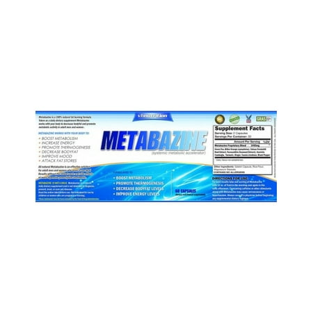Metabazine Metabolism Booster | Hypermetabolizer Capsules, ,best fat burner pills for men for belly fat