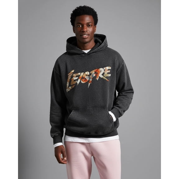 Unisex 400g Washed Distressed Hoodie – Heavyweight Cotton-Blend Cordless Sweatshirt, Vintage Soft, Casual Fall/Winter Pullover