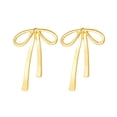 thumbnail image 2 of 100Fens Fashion Bow Earrings For Women Lightweight Bow Earrings For Women s Bow Earrings Ribbon Earrings Tassel Earrings For Wedding Stat, 2 of 7