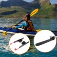 2Pcs Adjustable Locking Kayak Foot Braces Pedals with Tail Rudder Foot
