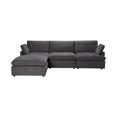 thumbnail image 1 of Urban Cali Long Beach Sectionnel Modulaire Moyen avec Ottoman (Gris Bleu), 1 of 42