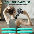 thumbnail image 2 of 99 Speed Adjustable Muscle Massage Gun Handheld Deep Tissue Massager Electric Quiet Portable Massaging Gun with 10 customized massage heads for Sore Muscle and Stiffness, 2 of 7