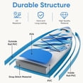 thumbnail image 2 of Simenmax Inflatable Stand Up Paddle Board, 400lbs Capacity SUP with Non-Slip EVA Deck, Adjustable Paddle & Backpack, Premium PVC, BlueWhite, 2 of 7