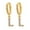 L, variant on Dainty Gold Plated Initial Hoop Earrings Letter Alphabet Dangle Earrings Fashion Sparkly Rhinestone Letter Initial Pendant Drop Earrings For Women Valent