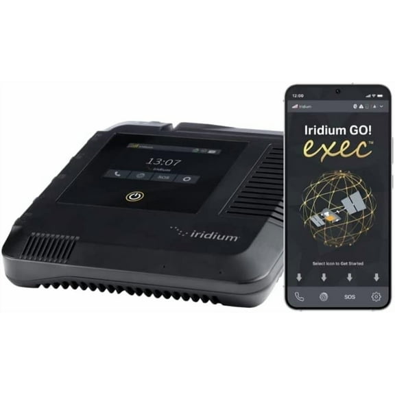 Iridium GO! Exec Satellite WiFi Hotspot Terminal - Voice, Messaging & Data, Tracking Tracker & GPS Smart Device