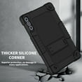 thumbnail image 5 of FIEWESEY for KADYBE D106 / MEIZE D106 Android 14 Tablet Case with Shoulder Strap Kiskctand Kids Friendly Shockproof Case Cover for VOZIZOV D106 Android 14 / FEONAL 10.1 inch 2024 Tablet - Black, 5 of 9