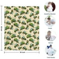 thumbnail image 4 of Cartoon Tractors Harvesters Beige Pattern Blanket,Comfortable Soft Flannel Throw Blanket,All Season,Warm Lightweight Blankets for Sofa Bed Couch Living Room Chair,30"x40", 4 of 4