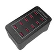 thumbnail image 2 of Flmtop Multiprise USB Multiport Hub Station de Charge Ventilateur Intelligent pour Plusieurs Appareils Compatible avec Prise d'Extension pour Maison Bureau, 10 Ports USB, 2 of 10