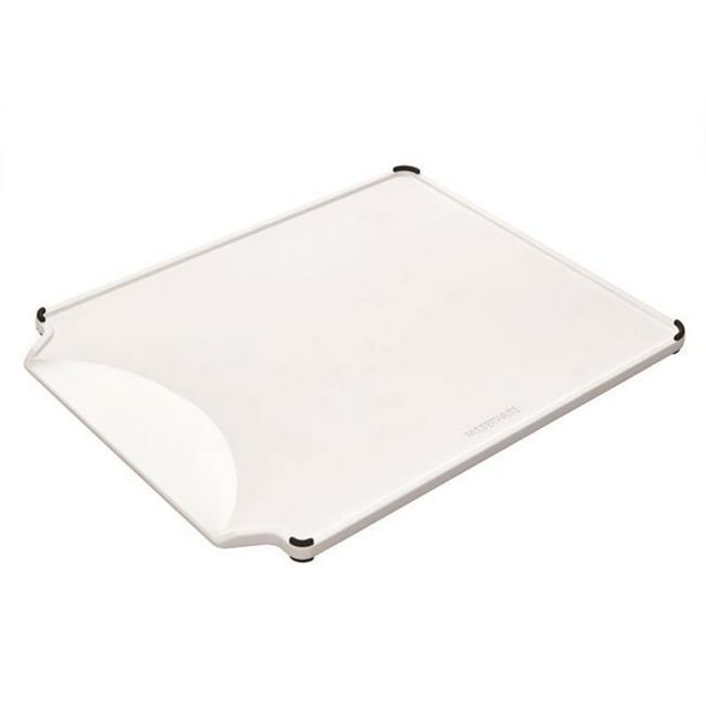 Farberware 6007953 Planche à Découper en Plastique Blanc 11 x 14 Po