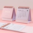 thumbnail image 2 of LNGOOR 1pc 2024 Mini Cute Desktop Calendar  Desktop Arrangement Calendar Book  Cartoon Desktop Creative Notepad  Gift Calendar, 2 of 6