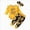 Yellow, variant on 0-6 Months Infant Jumpsuit Newborn Baby Girl Clothing Baby Ruffle Romper Pants Headband Outfit Bodysuit Long Sleeve Newborn Fall Winter Clothes,Yellow Jumpsuit